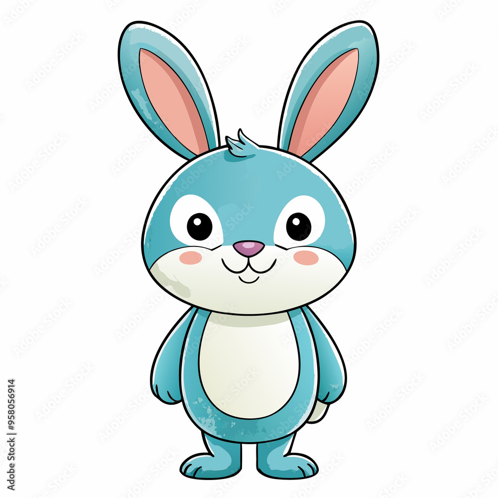 Cute rabbit character graphic design Cute rabbit character graphic design
