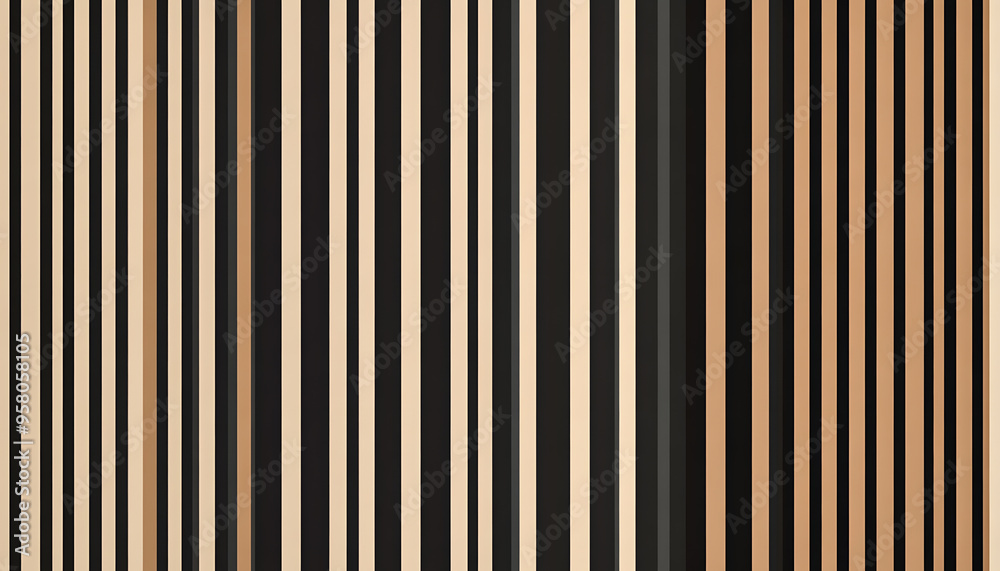 Obraz premium Thin, repeating lines or stripes, either vertical or horizontal, on a neutral background