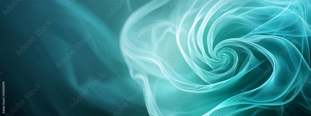 Fototapeta premium black background, light blue accent