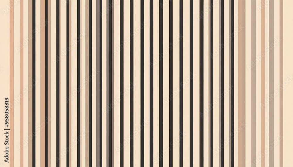 Obraz premium Thin, repeating lines or stripes, either vertical or horizontal, on a neutral background