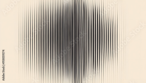 Thin, repeating lines or stripes, either vertical or horizontal, on a neutral background