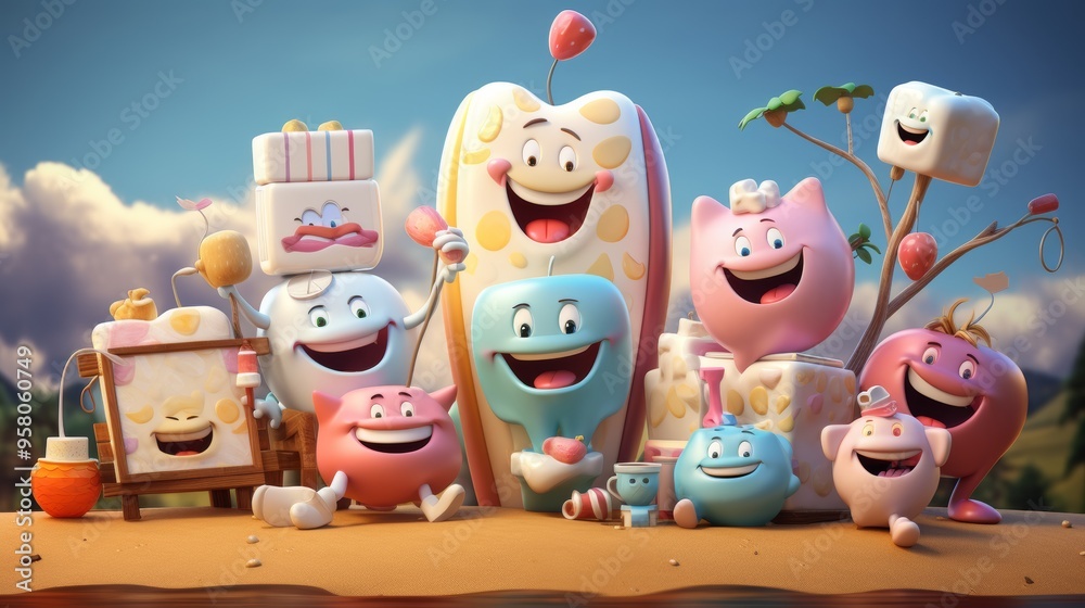 Obraz premium National Dental Public Health Day October 21 Generative AI