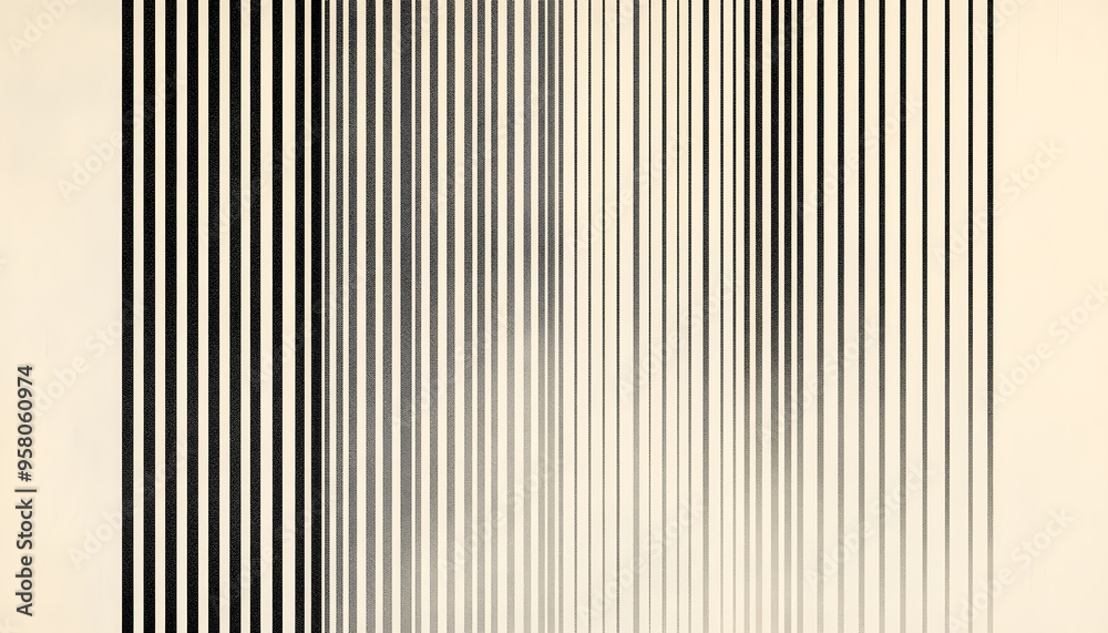 Obraz premium Thin, repeating lines or stripes, either vertical or horizontal, on a neutral background