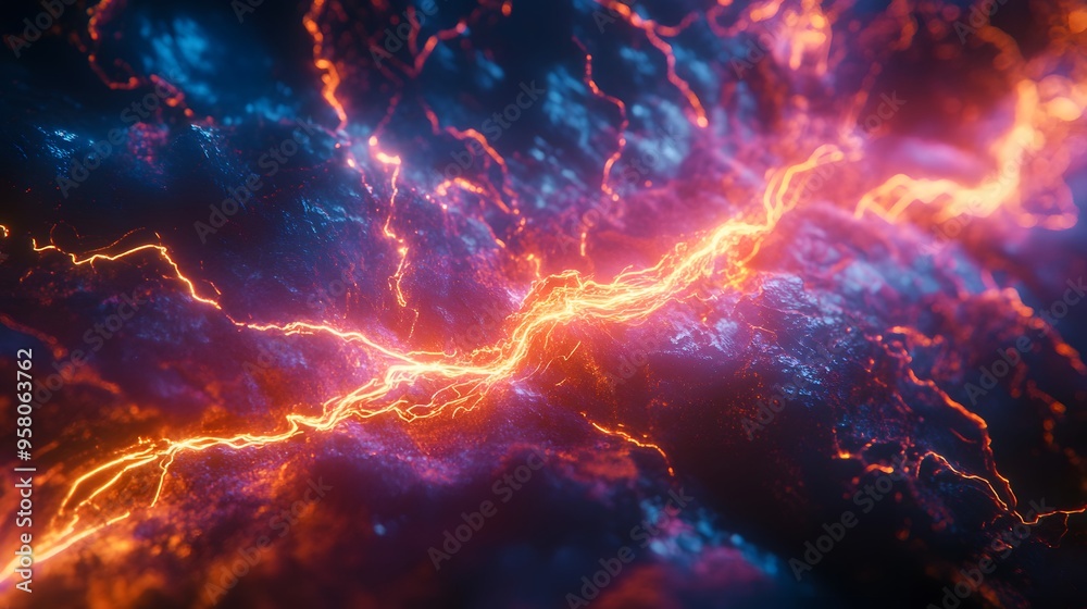 electric lighting, abstract electrical background electric lighting, abstract electrical background