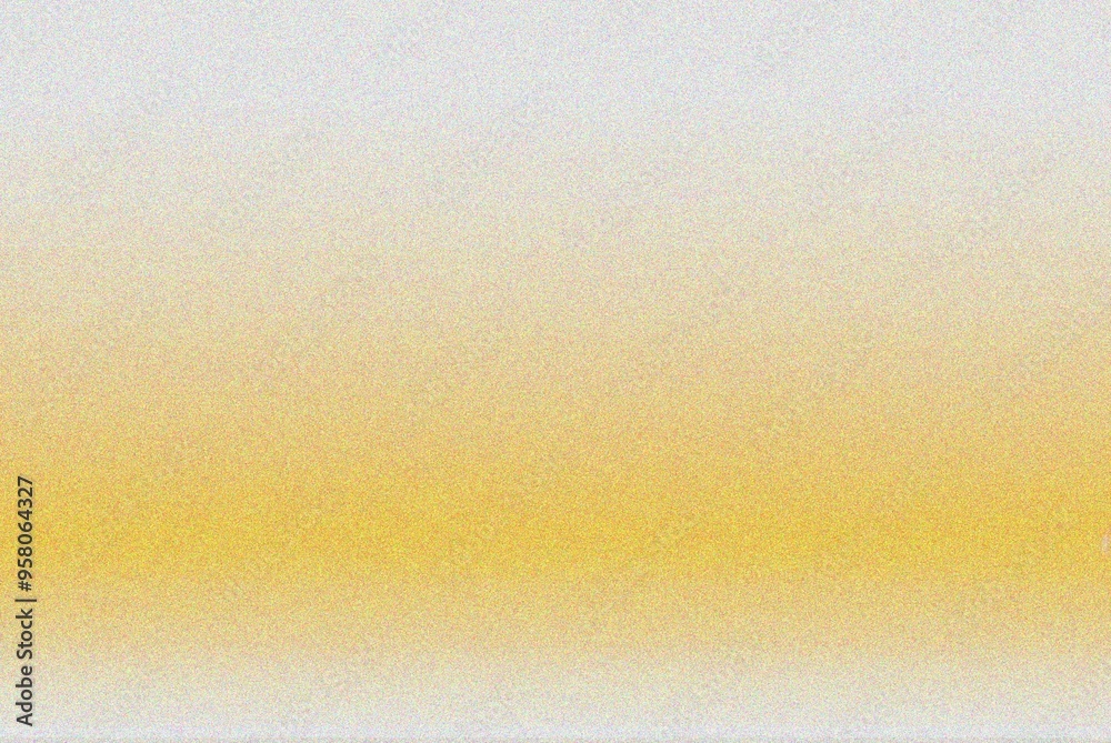 Obraz premium Grainy gradient background abstract Yellow glowing color wave black dark backdrop noise texture banner poster header design