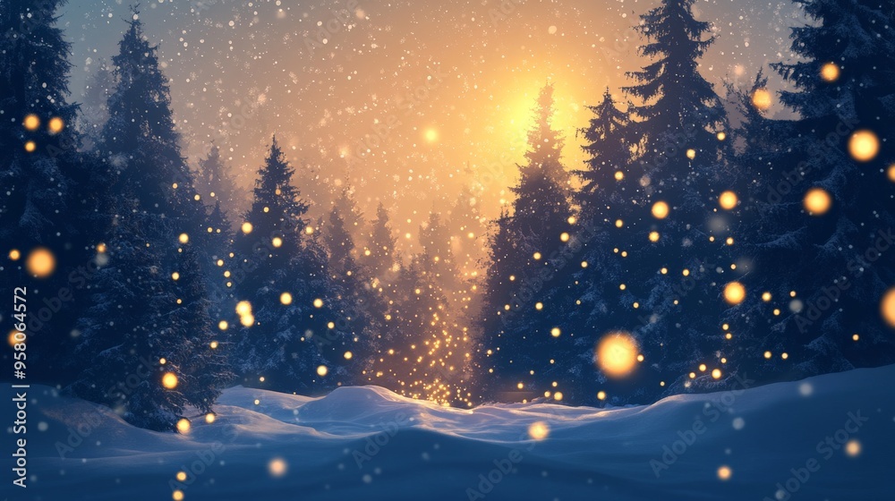 Enchanting Winter Wonderland. Enchanting Winter Wonderland.