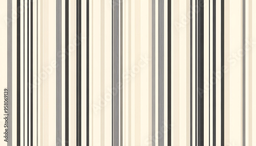 Thin, repeating lines or stripes, either vertical or horizontal, on a neutral background