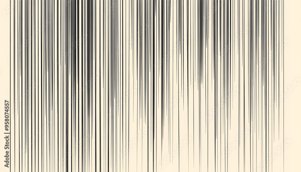 Obraz premium Thin, repeating lines or stripes, either vertical or horizontal, on a neutral background