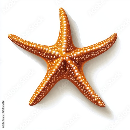 vector graphic of a starfish