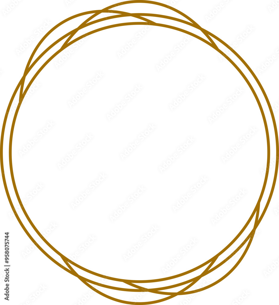 Art Deco Circle Frame Art Deco Circle Frame