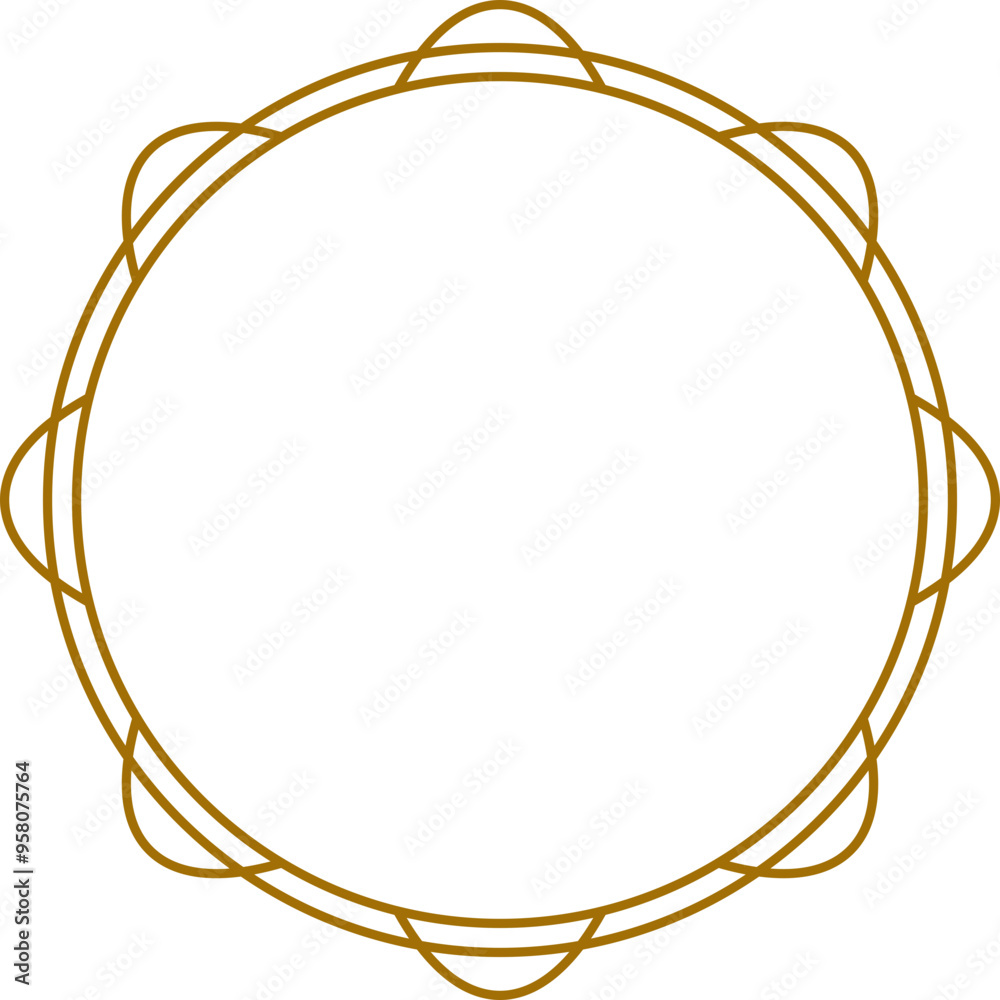 Art Deco Circle Frame Art Deco Circle Frame