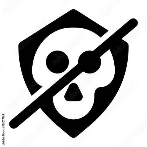 anti malware, antivirus, safeguards, security, cyber security solid or glyph icon