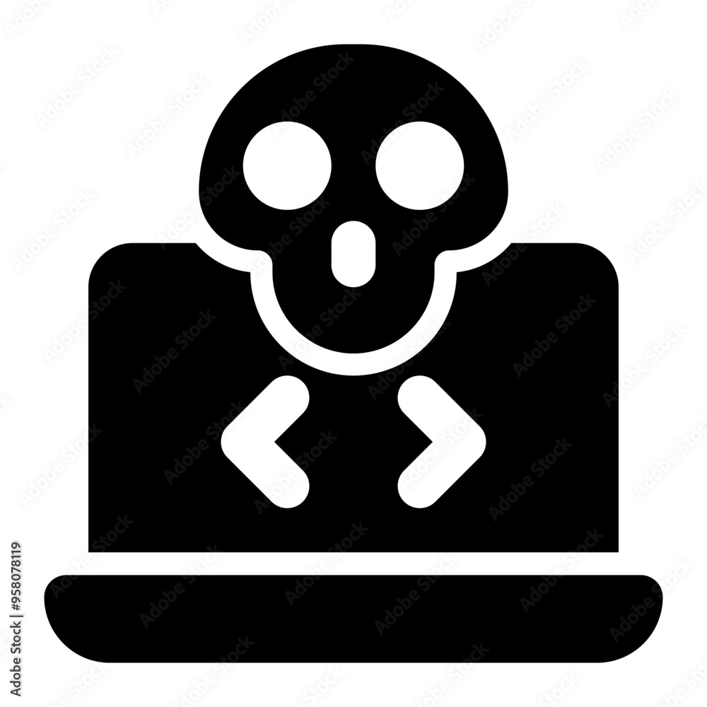 exploit, exploitation, code, malware, cyber security solid or glyph icon exploit, exploitation, code, malware, cyber security solid or glyph icon