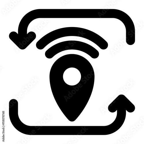nat, network address translation, network, address, translation solid or glyph icon