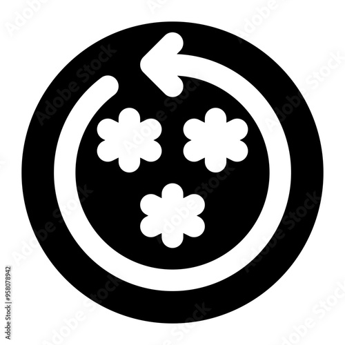 permutation, scramble, change, disordered, cyber security solid or glyph icon