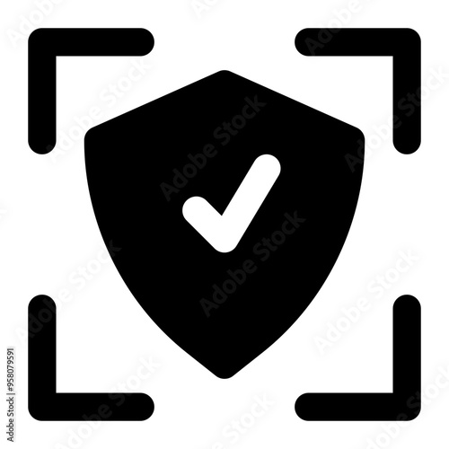security perimeter, security, perimeter, capture, cyber security solid or glyph icon