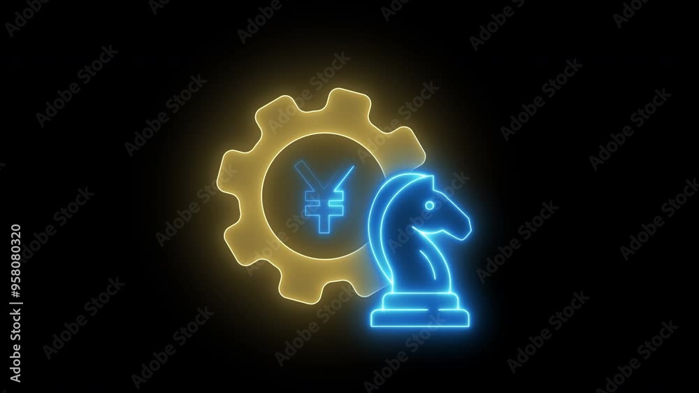 Business Strategy concept, specific ways in which an organisation plans to position itself, achieve its short-term and long-term goals. Business Strategy icon isolated on transparent background. Business Strategy concept, specific ways in which an organisation plans to position itself, achieve its short-term and long-term goals. Business Strategy icon isolated on transparent background.