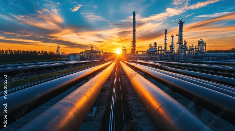 Stainless steel pipe network for efficient energy production. Stainless steel pipe network for efficient energy production.