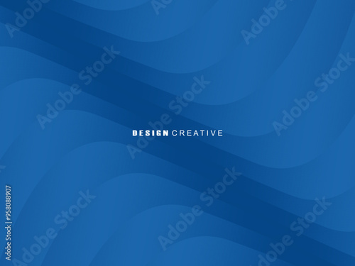 Abstract blue color background. Dynamic shape composition. Blue gradient background vector illustration.