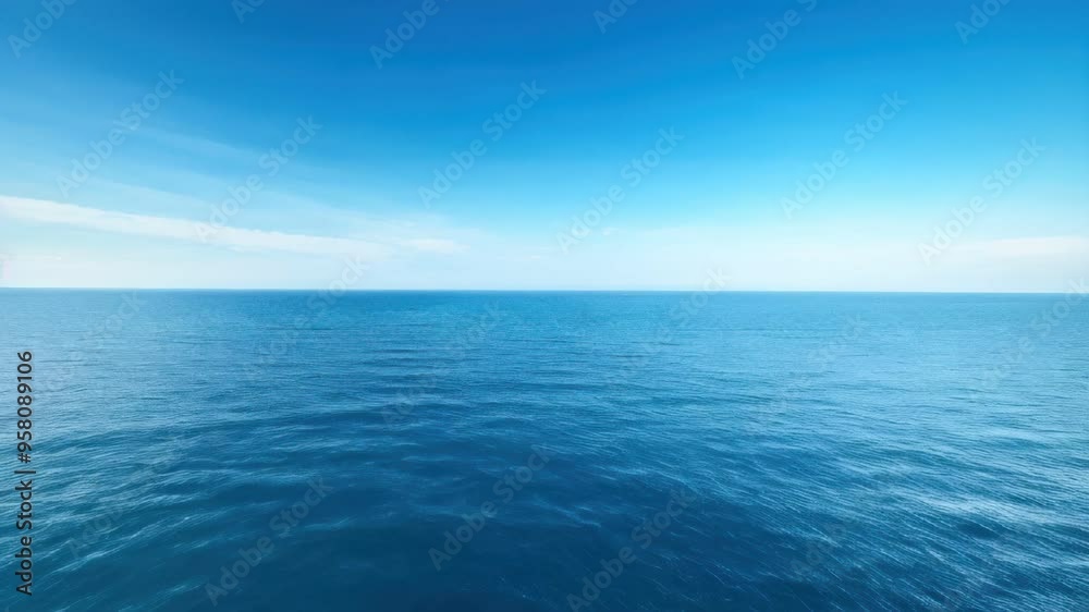 Large body of water with a boat in it Large body of water with a boat in it