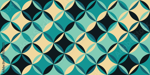 abstract geometric pattern background, seamless geometric pattern with vintage color.