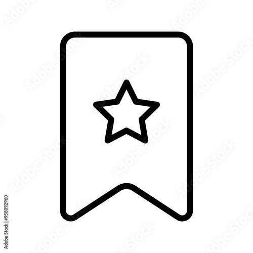 Bookmark icon. save sign. for mobile concept and web design color editable