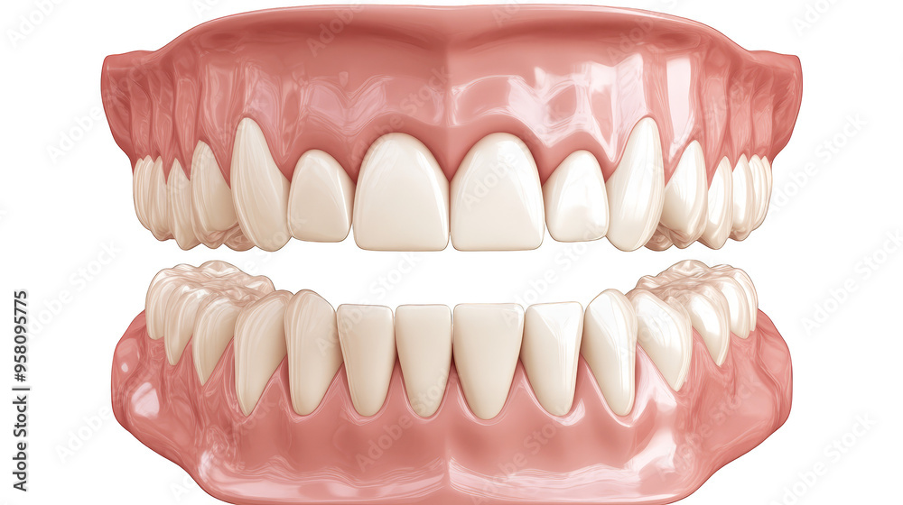 Fototapeta premium Human Teeth Mouth Dental Healthcare Oral Hygiene Closeup