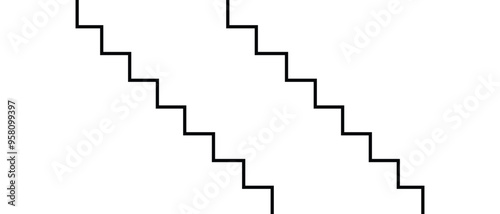 Background staircase or steps. Ladder, symbol of rise, upward movement or advancement in work. Steps denoting development, knowledge and skills or improvement.