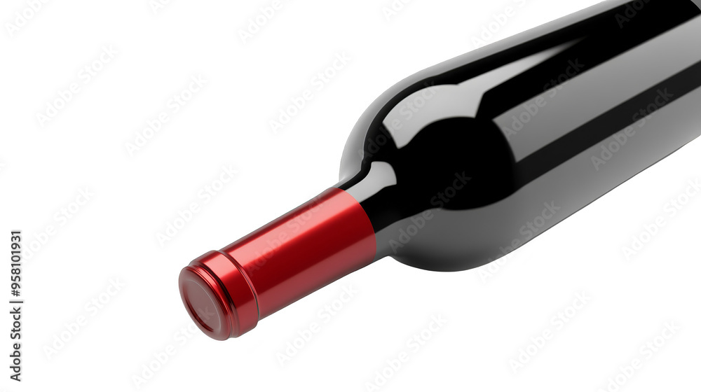 Red Wine Bottle Abstract Digital Art Red Wine Bottle Abstract Digital Art