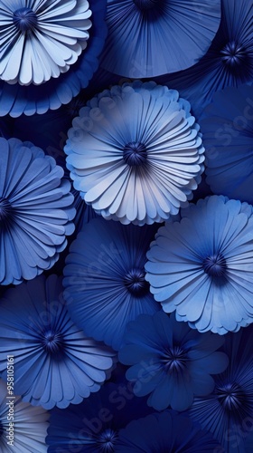 Paper background texture in Indigo colors