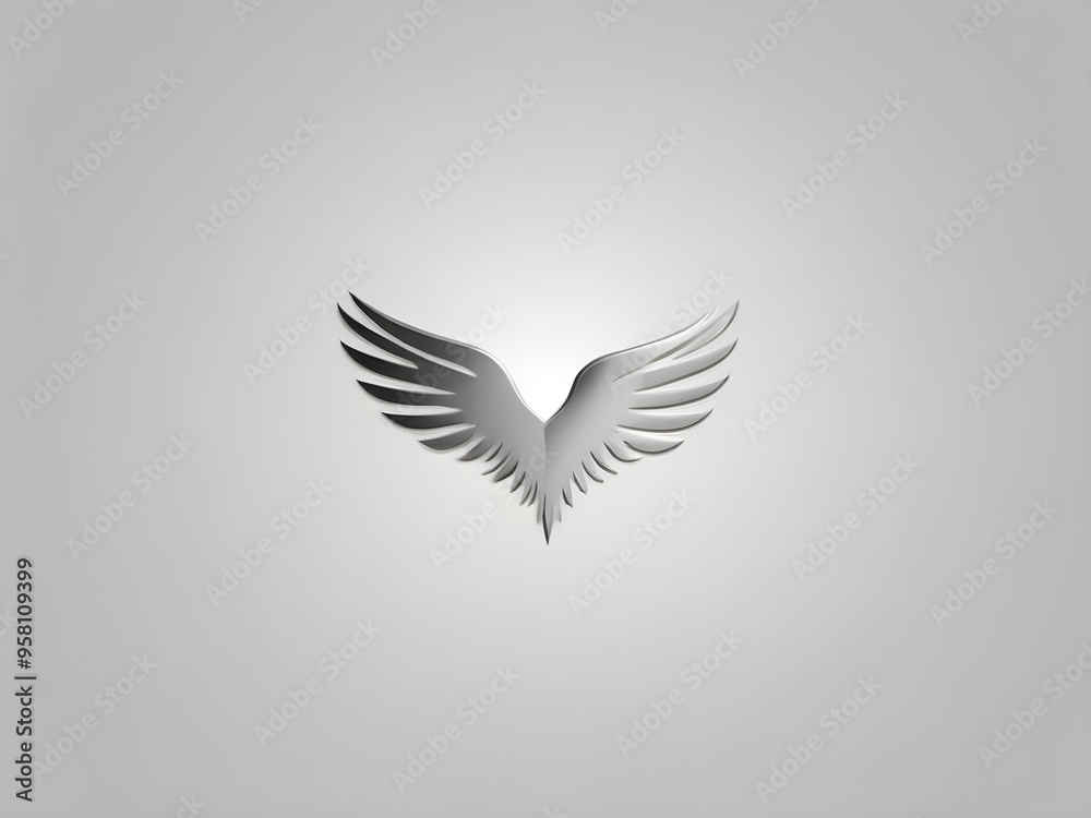 Obraz premium Brushed steel texture background with a silver finish