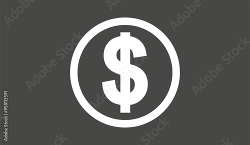 Money icon vector for web and mobile app. Money sign and symbol