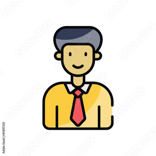 Real Estate Agent vector icon