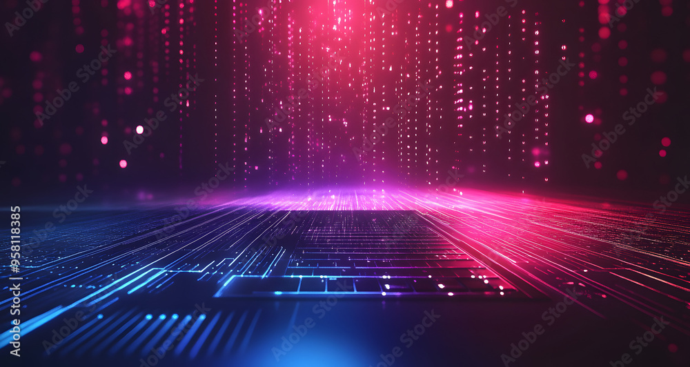 “Laptop with Digital Data Flowing Out of It”
“Laptop with Digital Data Flowing Out of It”