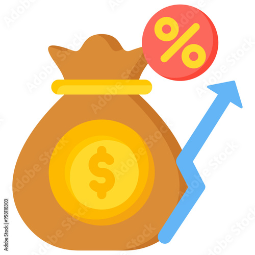 Inflation Rate Icon