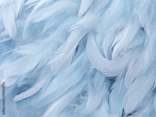 Pastel feather background