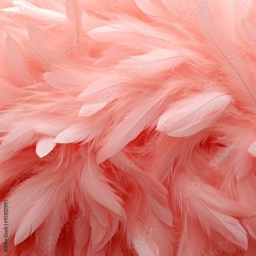 Pastel feather background