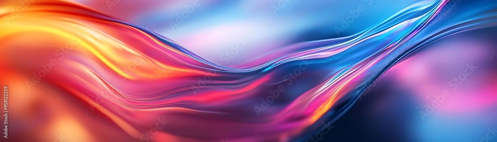 Abstract Background with Swirling Pink, Blue, and Orange Colors Abstract Background with Swirling Pink, Blue, and Orange Colors
