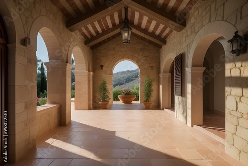 tuscan style villa 