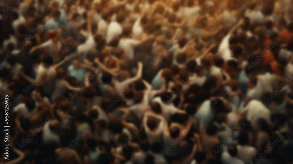 crowd, crush, mass brawl, top view abstract blurred background group of people, fictional graphics crowd, crush, mass brawl, top view abstract blurred background group of people, fictional graphics