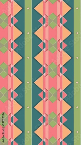 COLOURFUL VERTICAL PATTERNS VIDEOS IN 4K