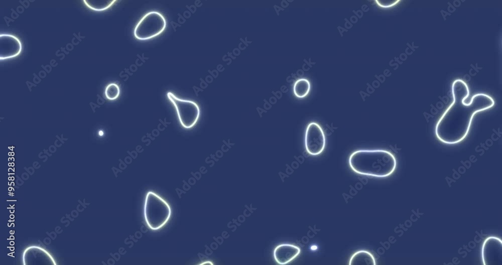 White color Topographic Contour Map with Moving Waves on Blue Background - Seamless Loop Background | 4K High-Resolution Video for Geographical, Environmental, and Educational Uses. White color Topographic Contour Map with Moving Waves on Blue Background - Seamless Loop Background | 4K High-Resolution Video for Geographical, Environmental, and Educational Uses.