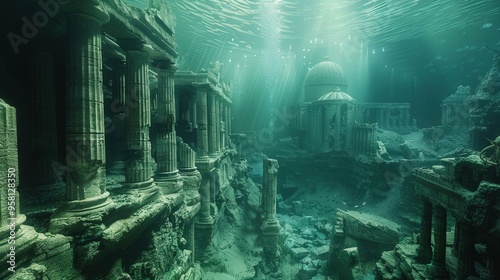 Underwater Ruins of Ancient City - Lost Civilization