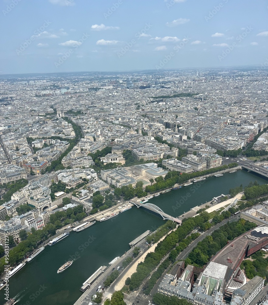 Naklejka premium aerial view