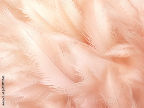 Pastel Tan feather background abstract texture