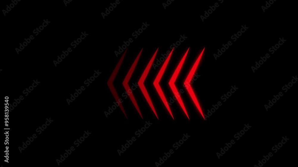 Arrow Loop Animation direction concept. arrow loading icon concept animation 