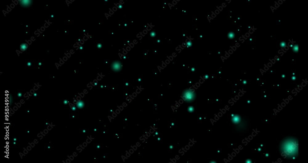 Bright and sparkly abstract background with glowing particles, blue and dark night colors, and a festive, glittery feel.