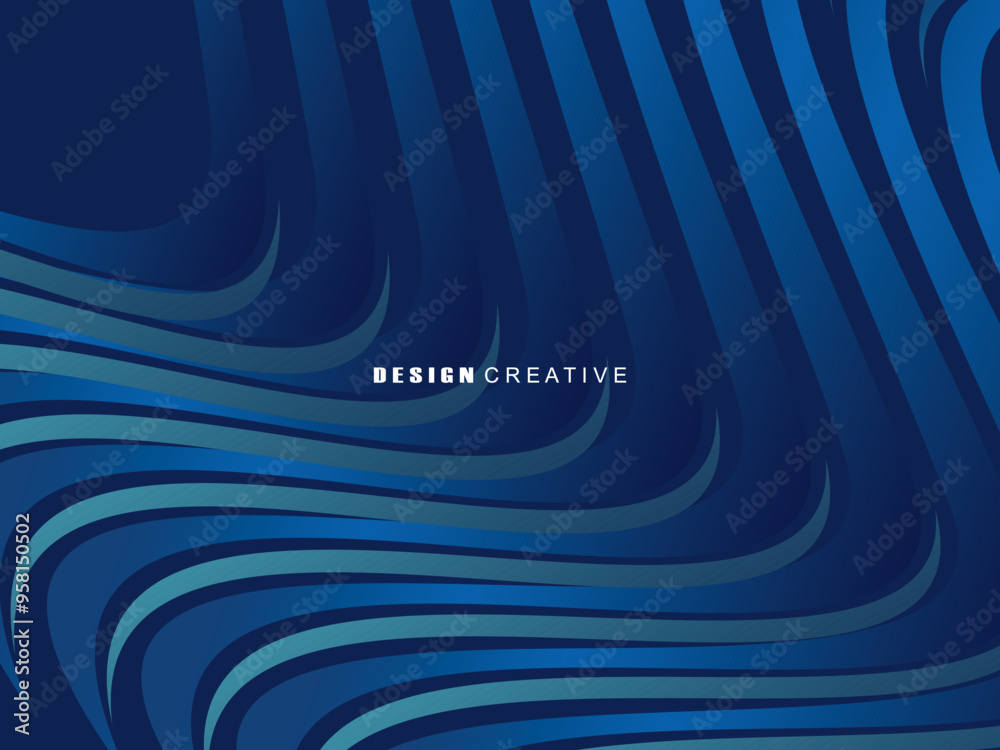 Flowing dark blue curve shape with soft gradient vector abstract background, relaxing and calm art, can depict health, medical, etc. Flowing dark blue curve shape with soft gradient vector abstract background, relaxing and calm art, can depict health, medical, etc.