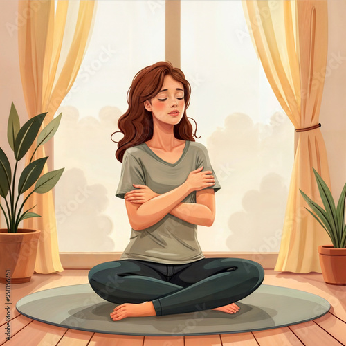 Butterfly Hug Exercise for Anxiety Relief