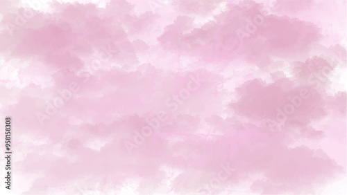 Abstract pink watercolor background.Hand painted watercolor. vector